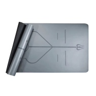 Мат для йоги Generation Fitness 183х61х0,6 сірий