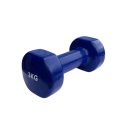 Гантель для фітнесу з вініловим покриттям Generation Fintess FF51D3B-3kg (синя)