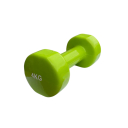 Гантель для фітнесу з вініловим покриттям Generation Fintess FF51D3B-4kg (зелена)