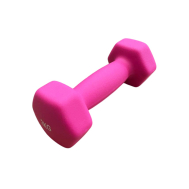 Гантель для фітнесу з неопреновим покриттям Generation Fitness FF51D4A-2kg (гарячо-рожевий)
