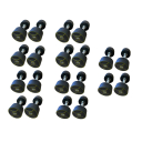 Гантельний ряд уретановий  Generation Fitness FF51D4B-15/37,5kg (10 пар) 525 кг