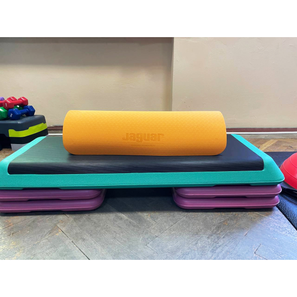 Мат гімнастичний для йоги Jaguar 183x61x0,6 см помаранчевий