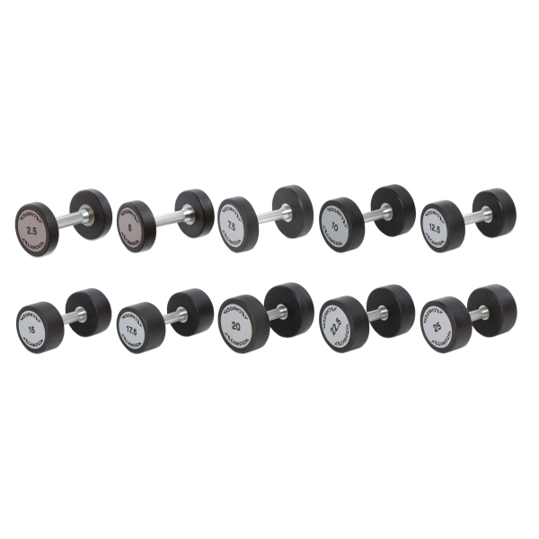 Гантельний ряд Technogym TG-2.5-25 кг 10 пар (заг. вага 275 кг)