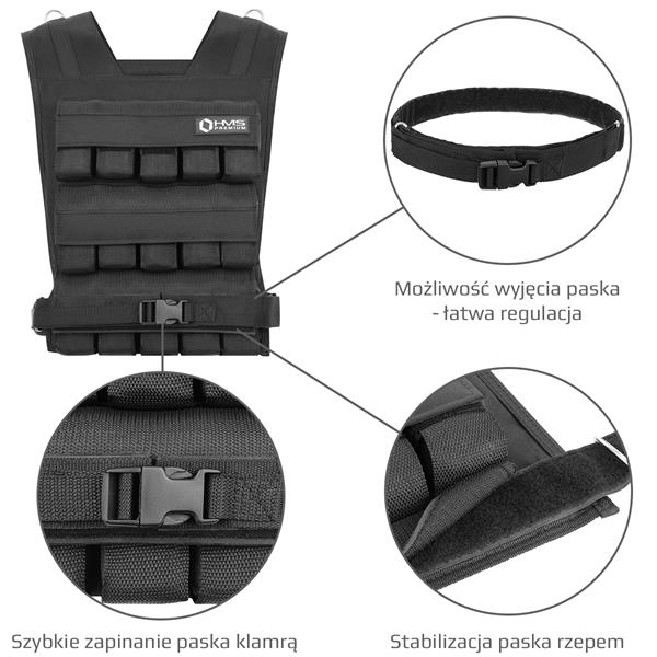 Жилет утяжелительный HMS KTO30 30 кг