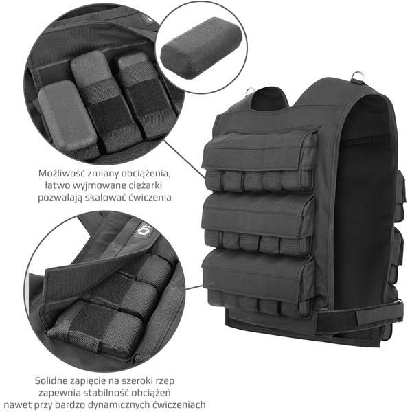 Жилет утяжелительный HMS KTO30 30 кг