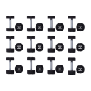 Гантельний ряд 12.5-40 кг Hammer Strength TPU (12 пар) 630 кг